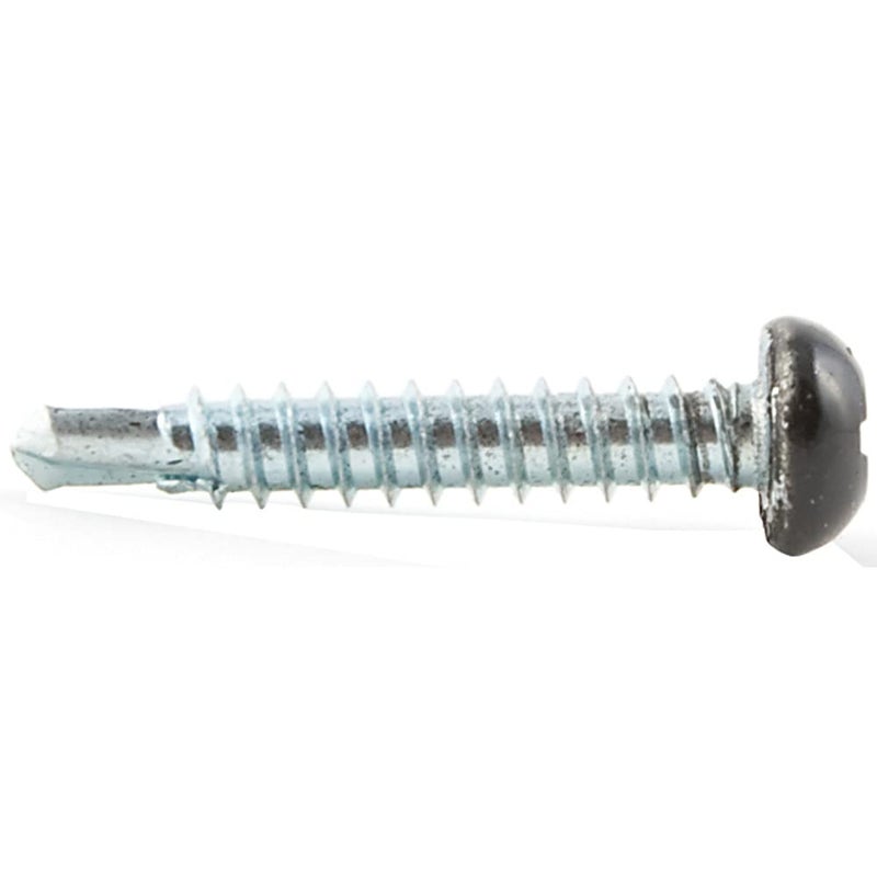 AP Products 012-PTK500BL 8X1-1/2 Black #8 Self-Tapping Pan Head Tri-Screws - 1.5", 500 Pack - Image 1
